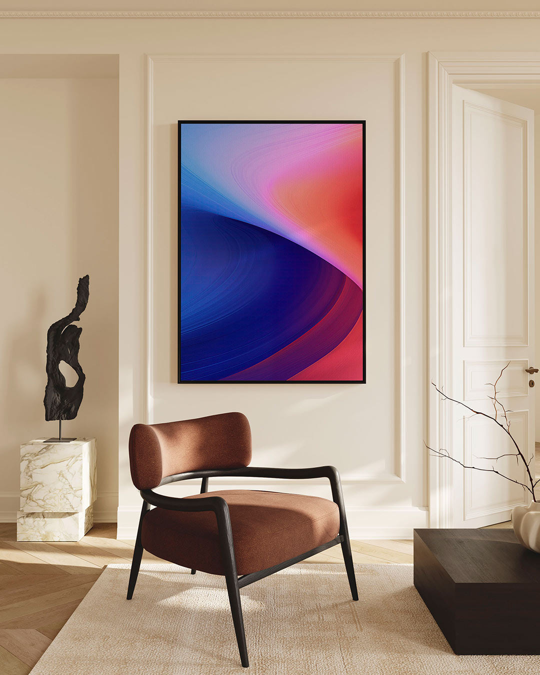 Kleurrijke vormen Kunstwerk