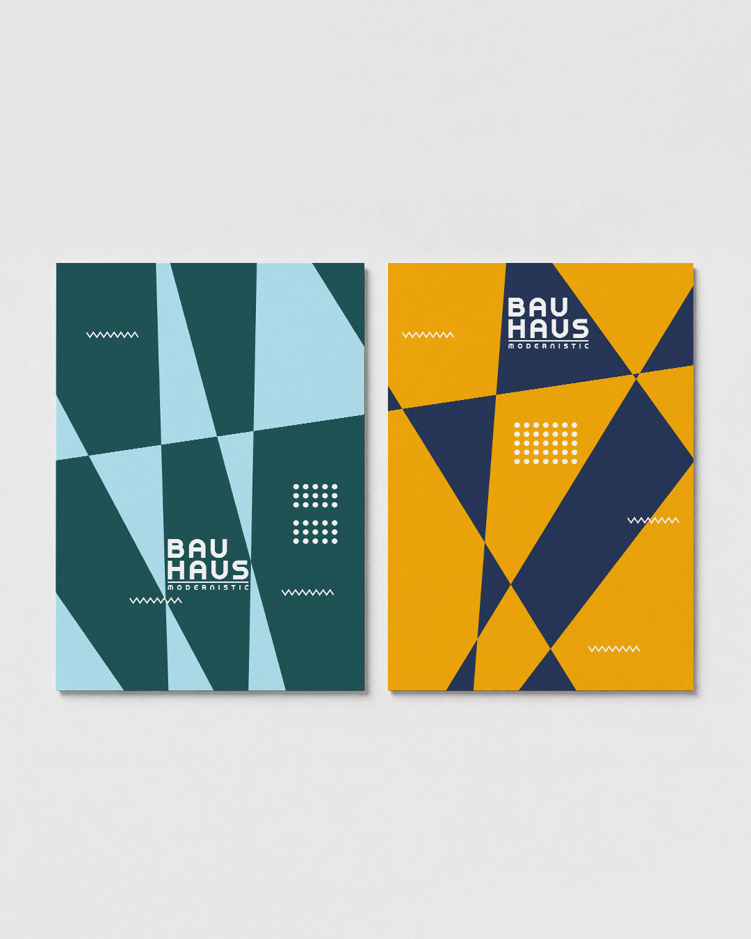 Vormen en vlakken Posterset