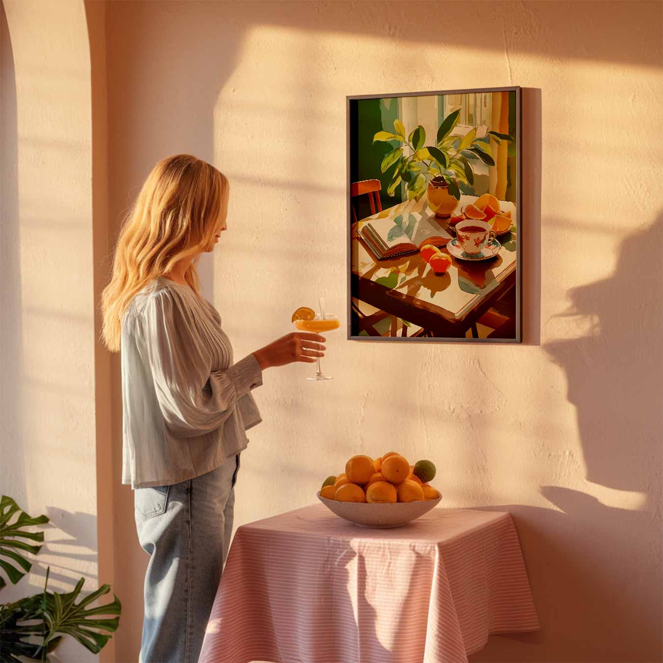 Gezellige Ochtendmomenten Poster-WallArtistic
