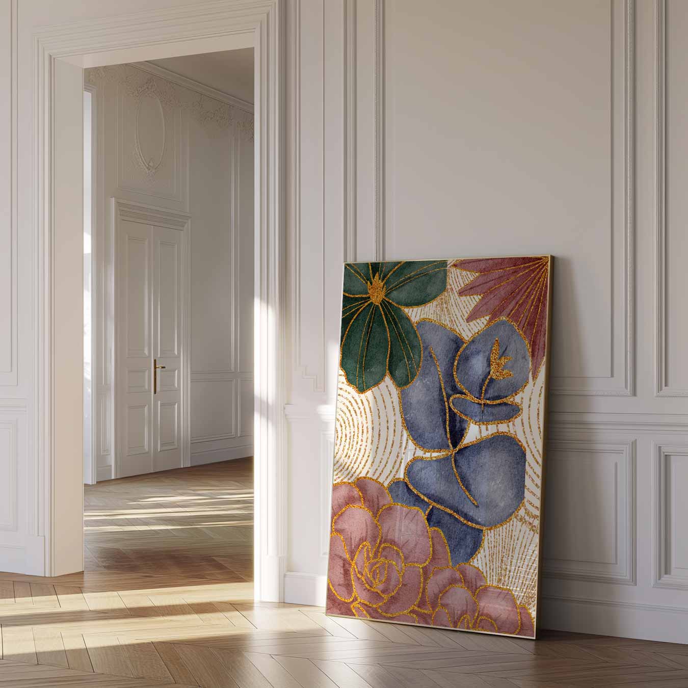Botanische Abstract Poster-WallArtistic