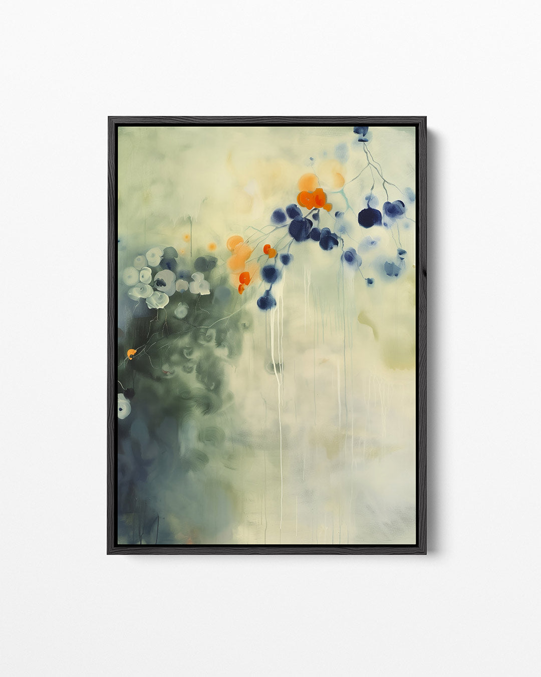 Vloeiende kleurencompositie Kunstwerk