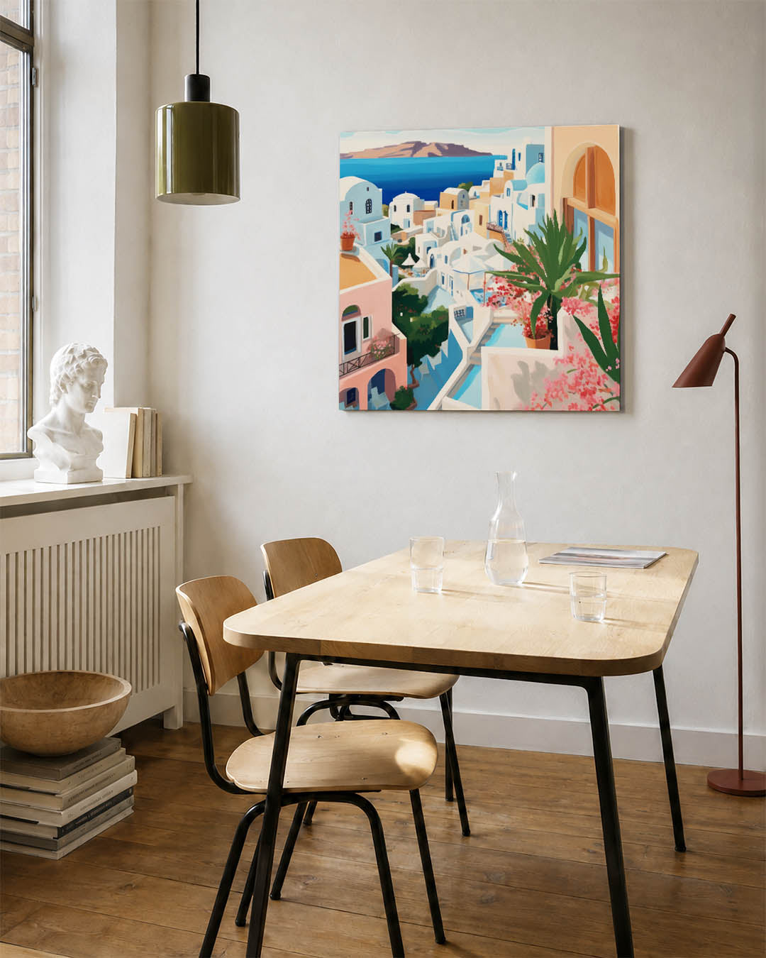 Mediterraans dorp Kunstwerk