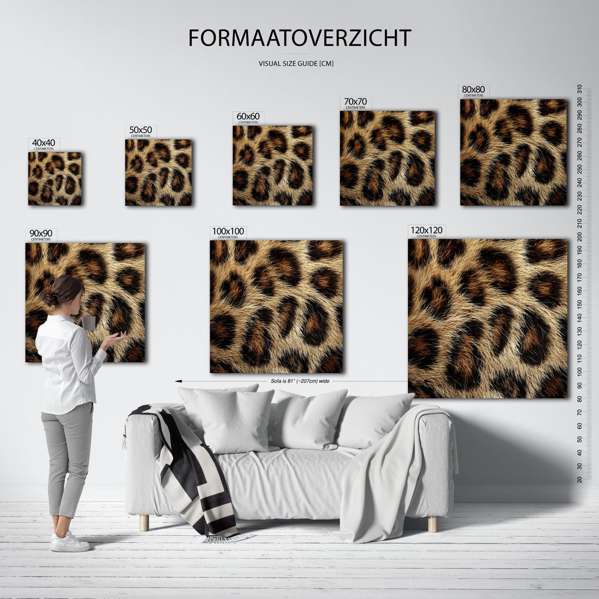 Luipaardprint Poster