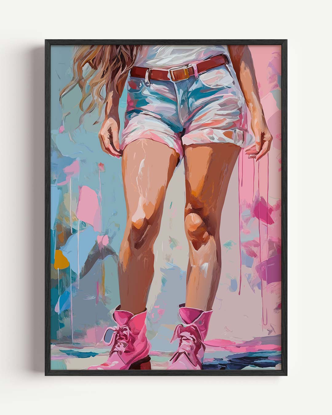 Stijlvolle Zomer Vibes Poster-WallArtistic