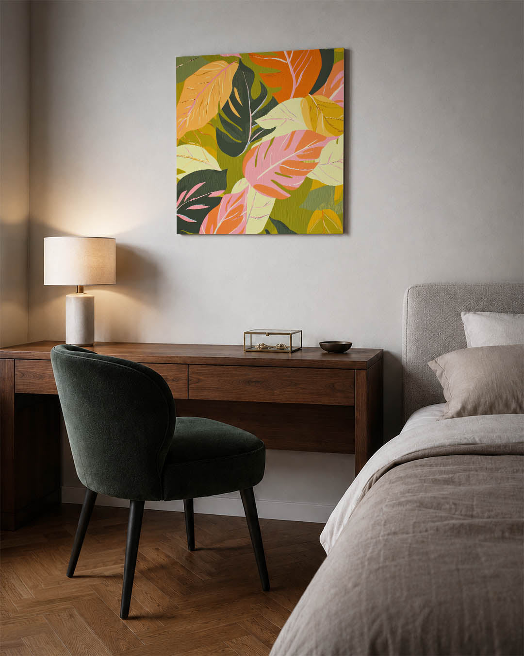 Vrolijke bladeren Kunstwerk