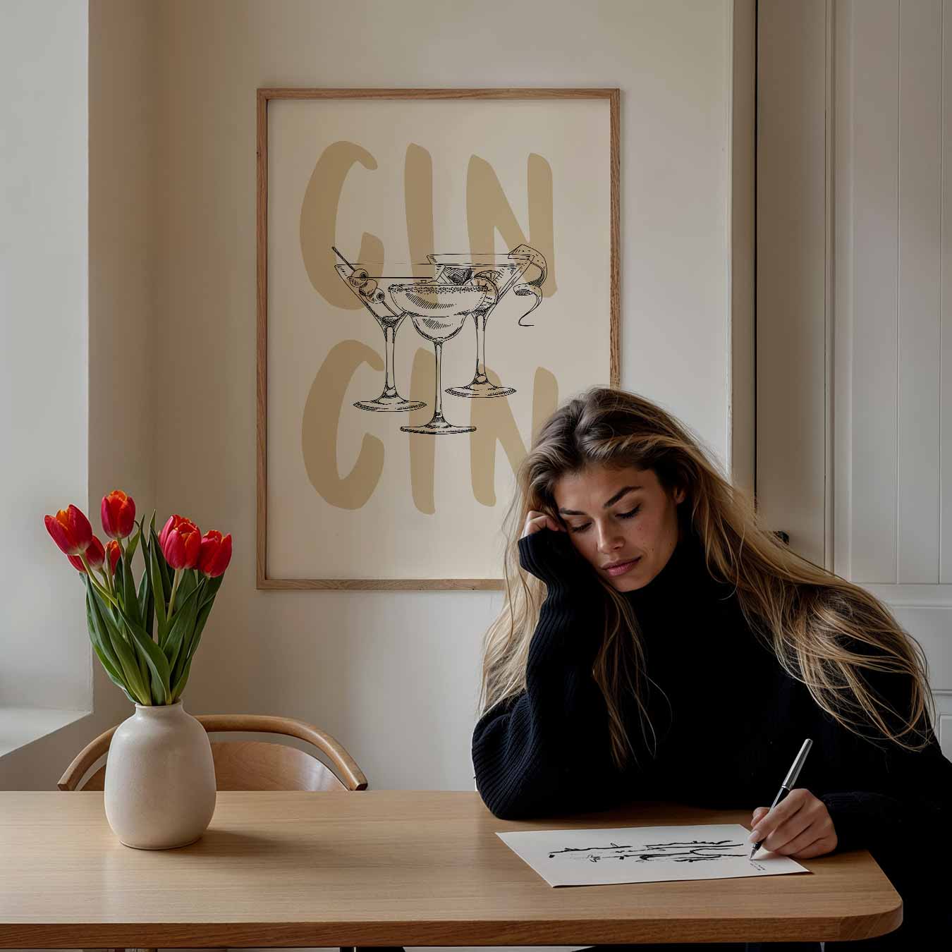 Gin Cocktails Poster-WallArtistic