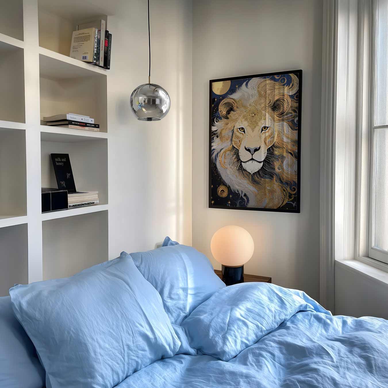 Majestueuze Leeuwenposter-WallArtistic