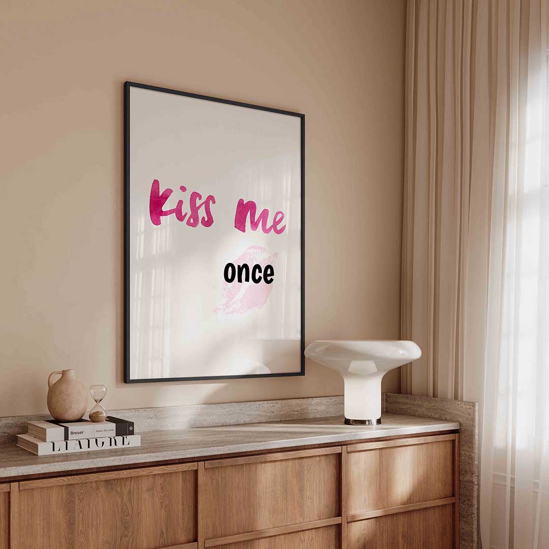 Kiss me once Poster