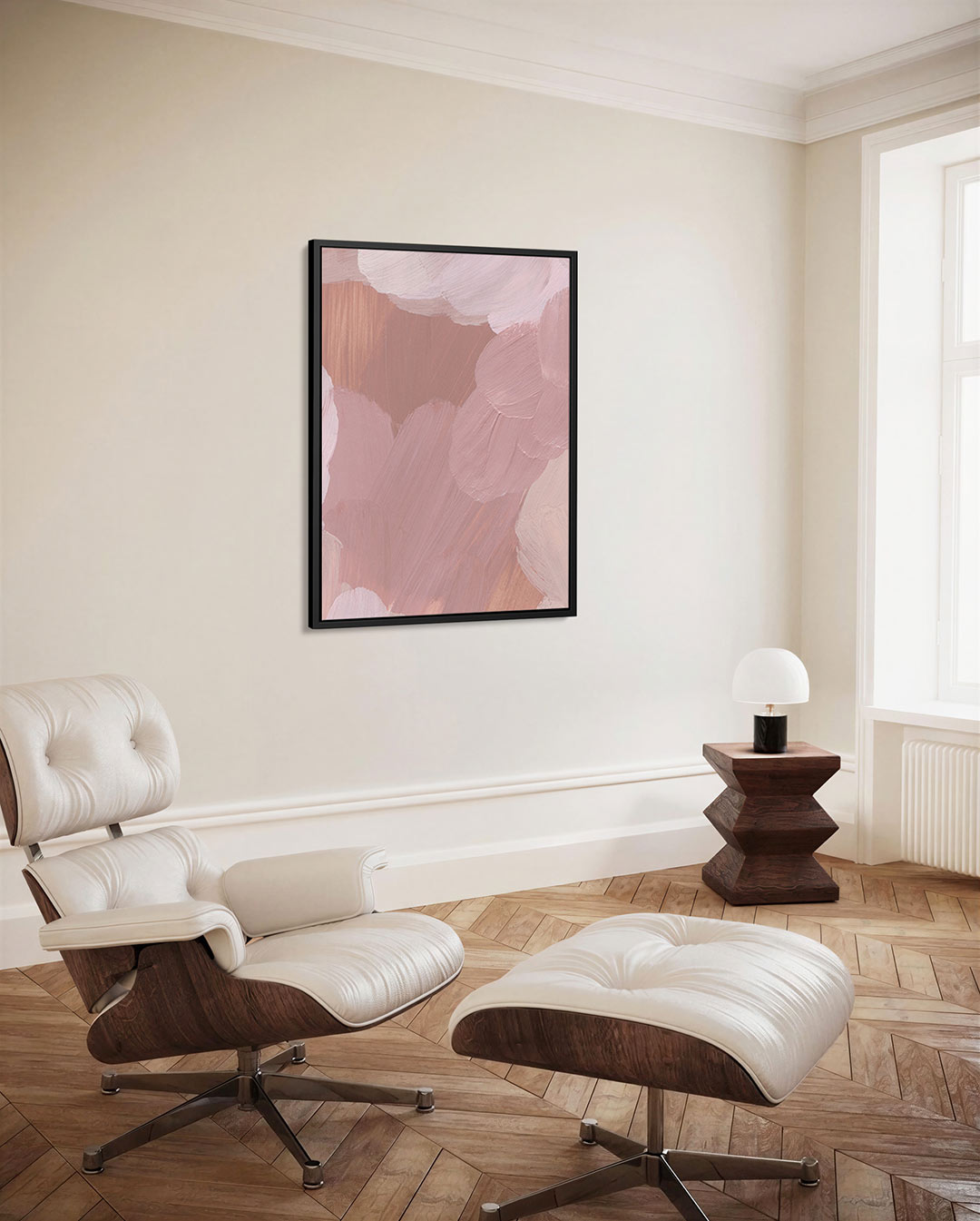 Zachte penseelstreken Kunstwerk