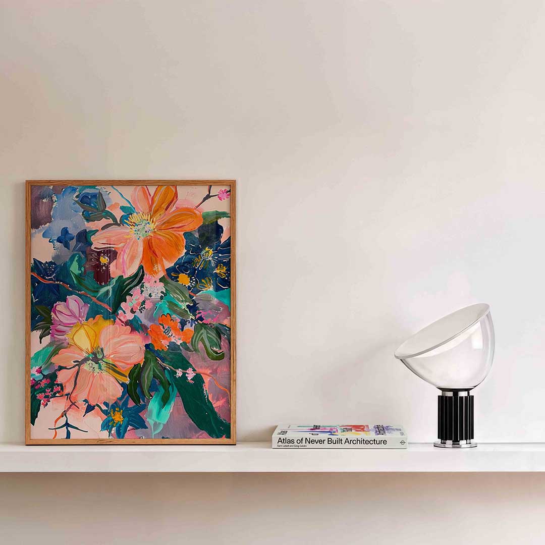 Bloemen en bladeren Poster