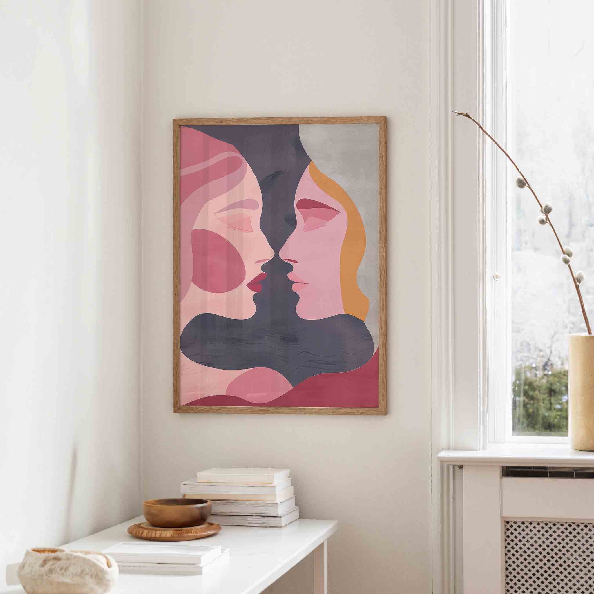Twee gezichten Poster