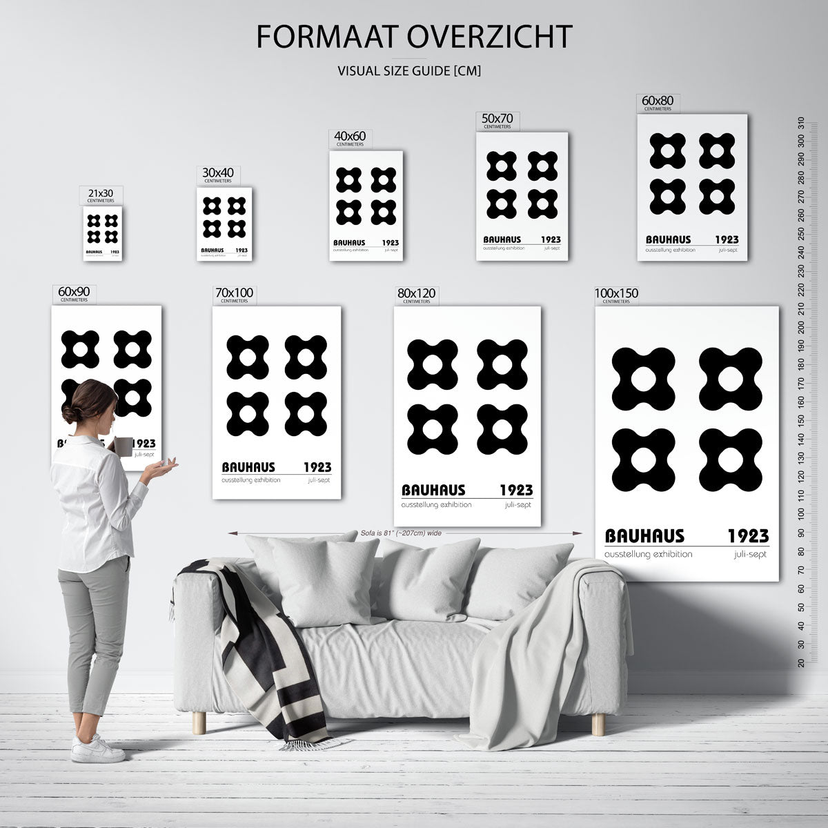 Vormen en vlakken Poster