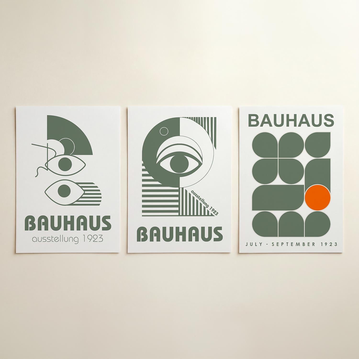 Vormen en ogen Posterset