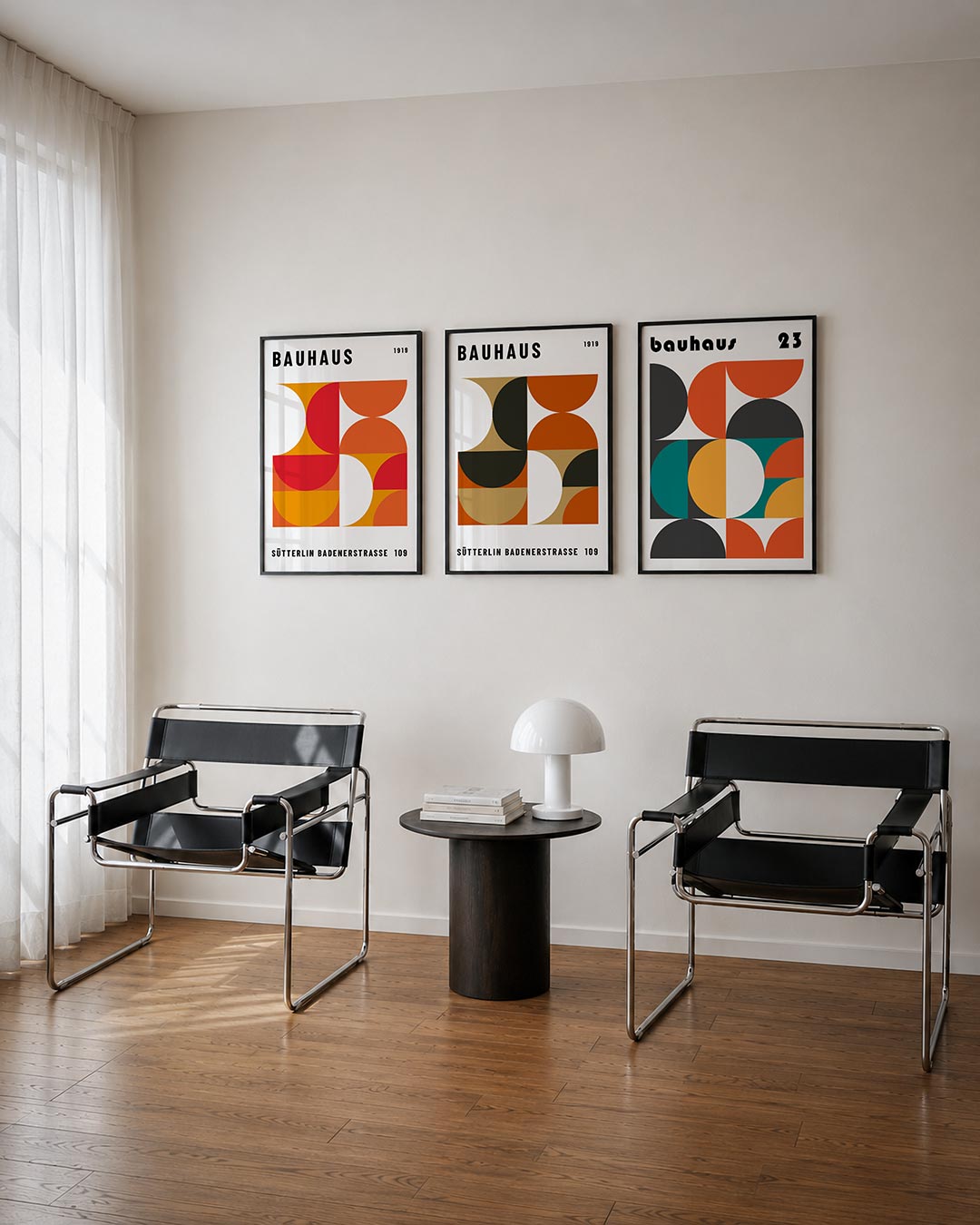 Vormen en kleurvlakken Posterset