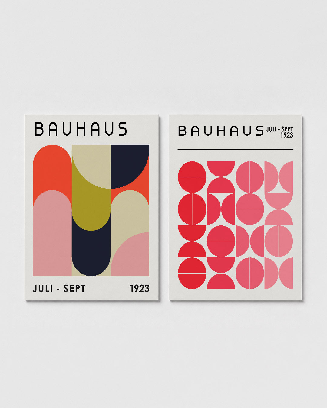 Vorm en kleurenspel Posterset