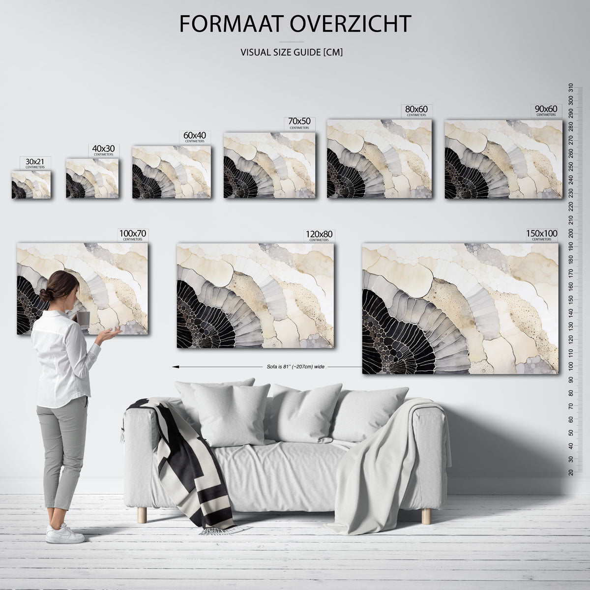 Abstracte vormen Poster