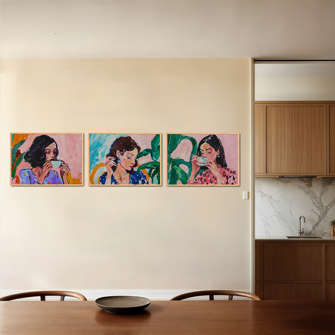 Kleurrijke harmonie Posterset