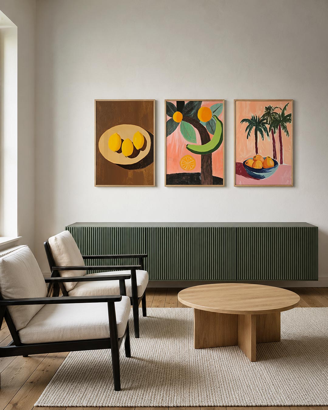 Citroenen op schaal Posterset