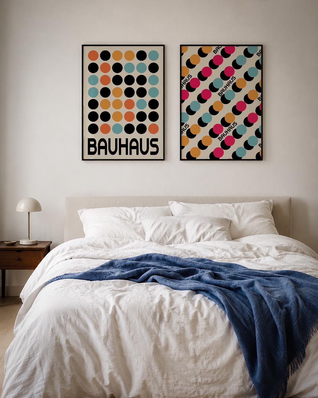 Kleurrijke cirkelritmes Posterset