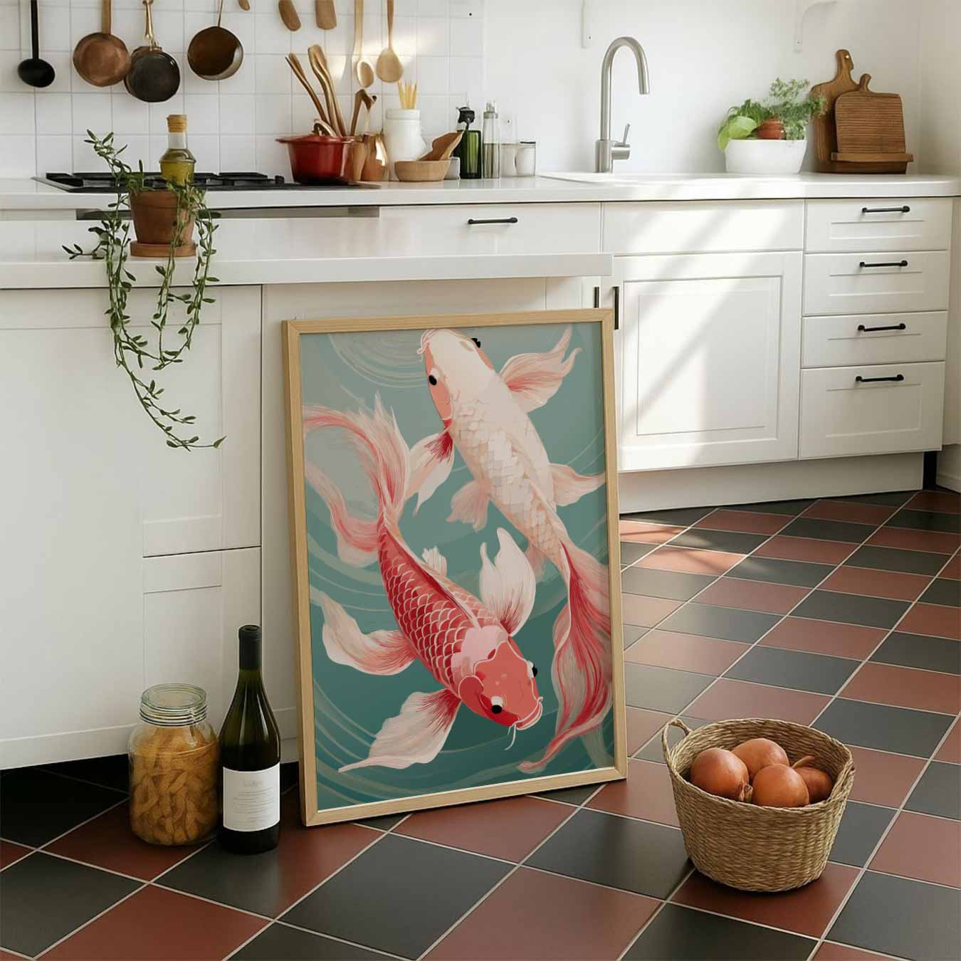 Koi Karper Kunstposter-WallArtistic