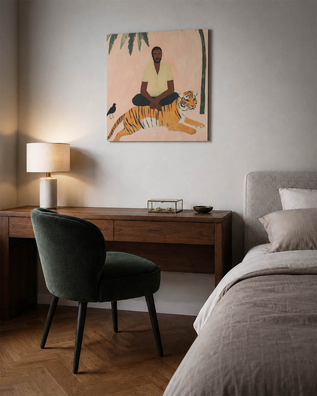 Dromerige scene Kunstwerk