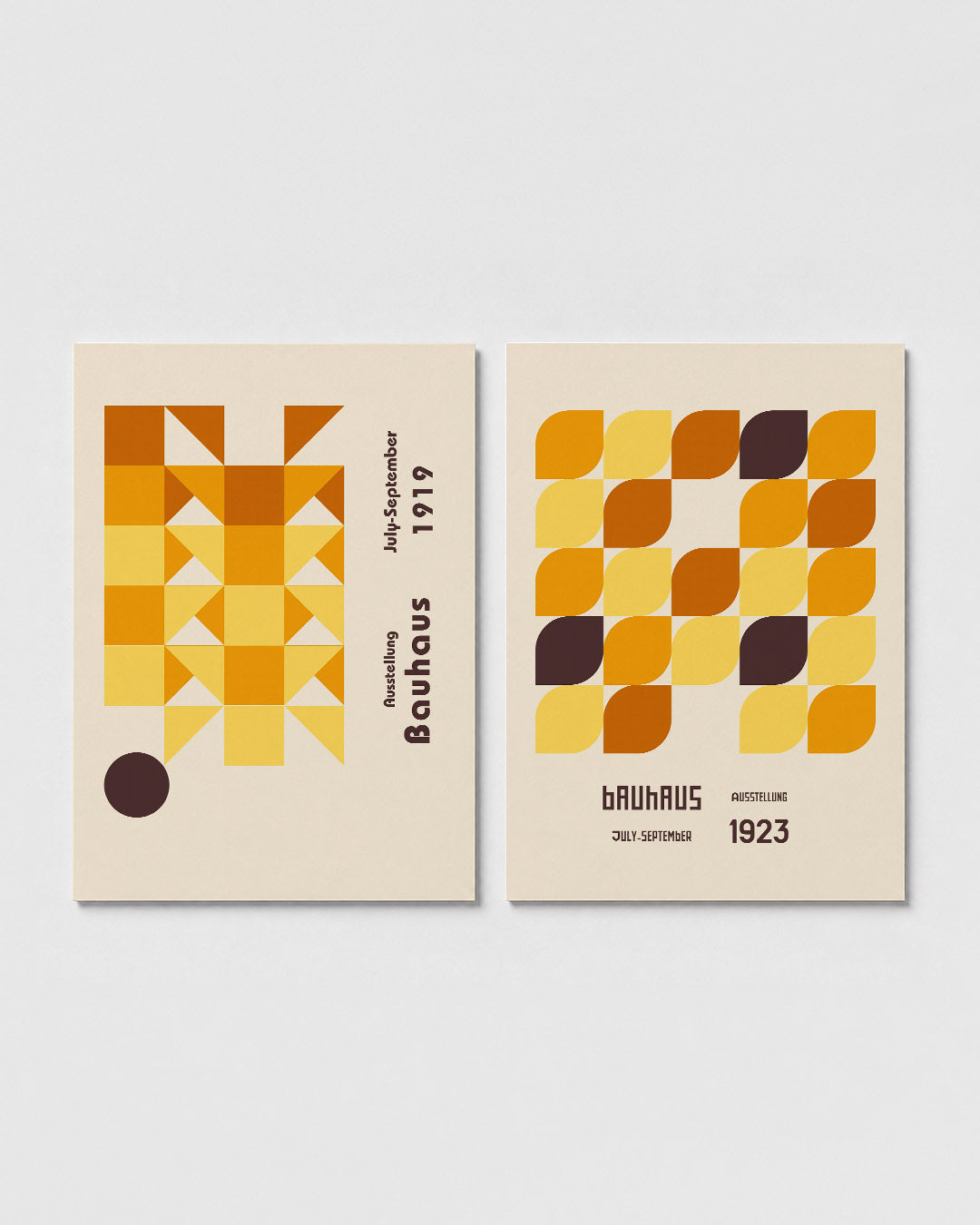 Vorm en kleurenspel Posterset