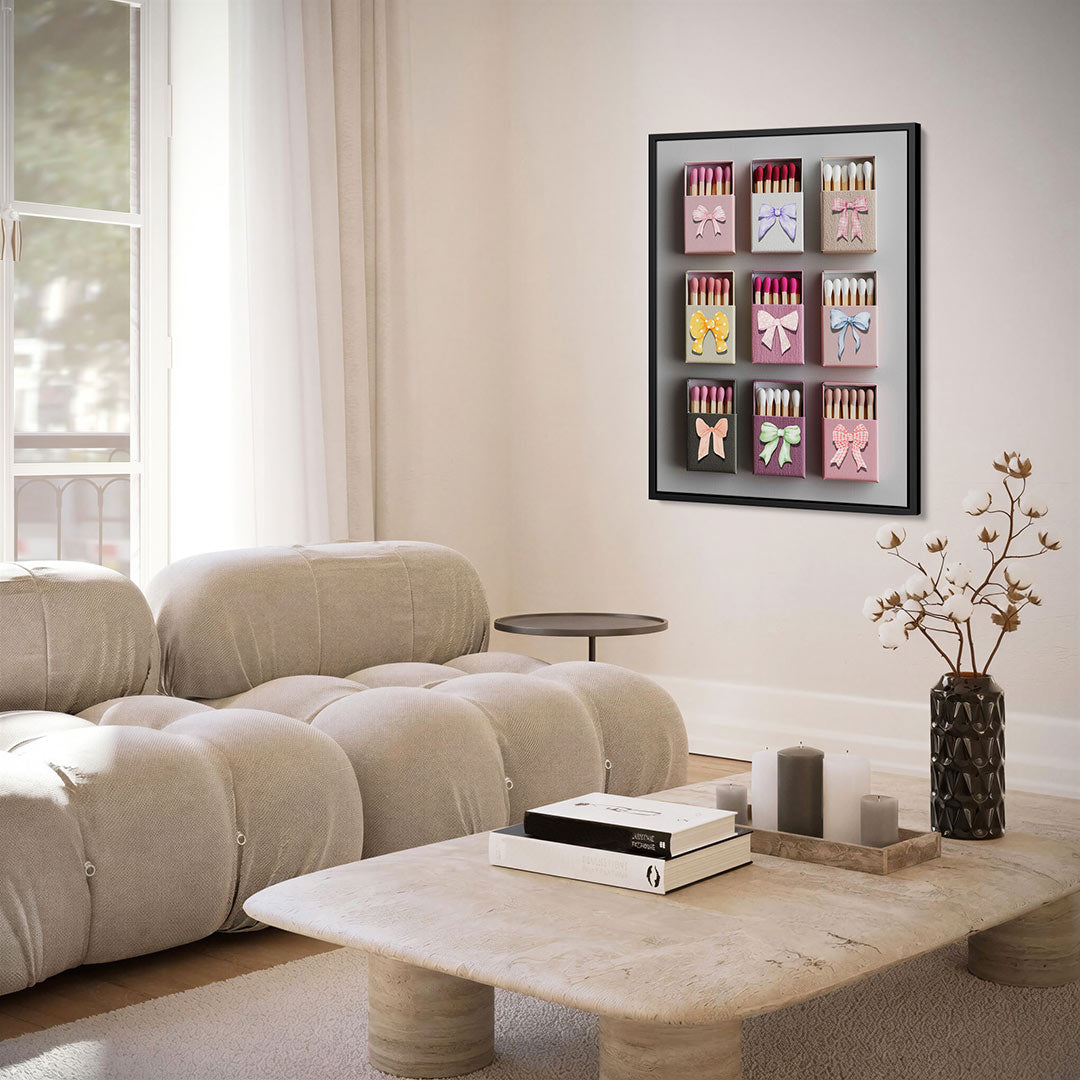 Creatieve strikjes Kunstwerk