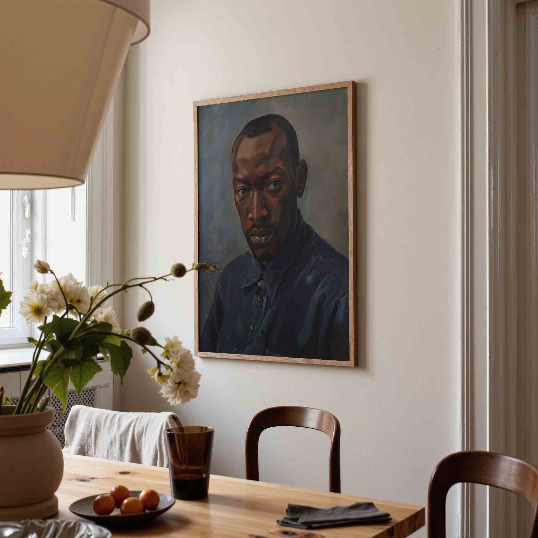 Portret van man Poster