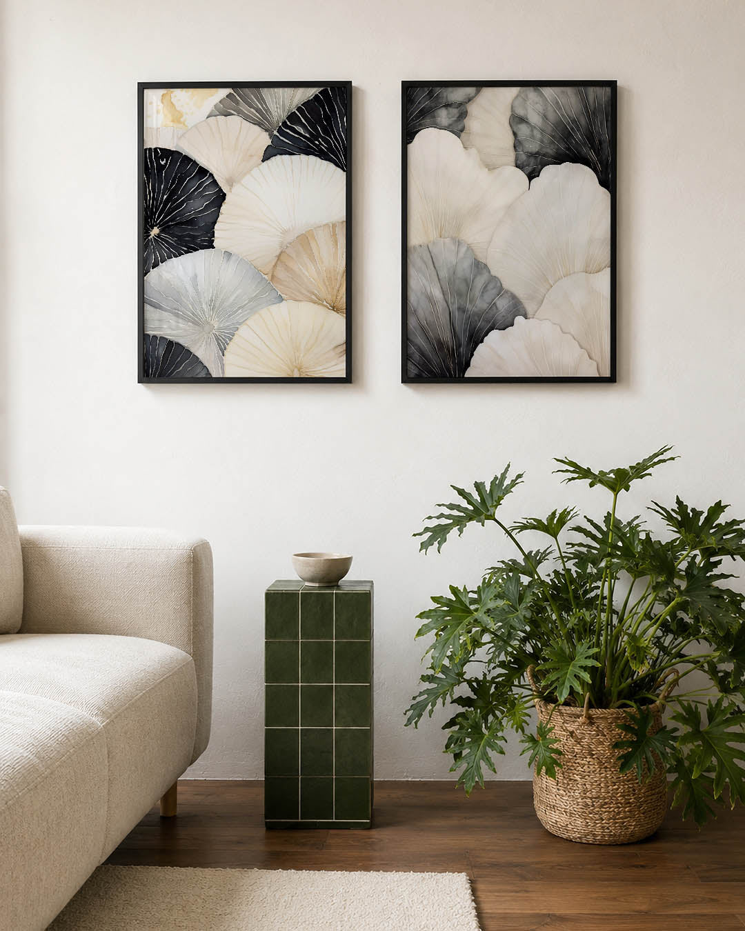 Vormenspel en lijnen Posterset