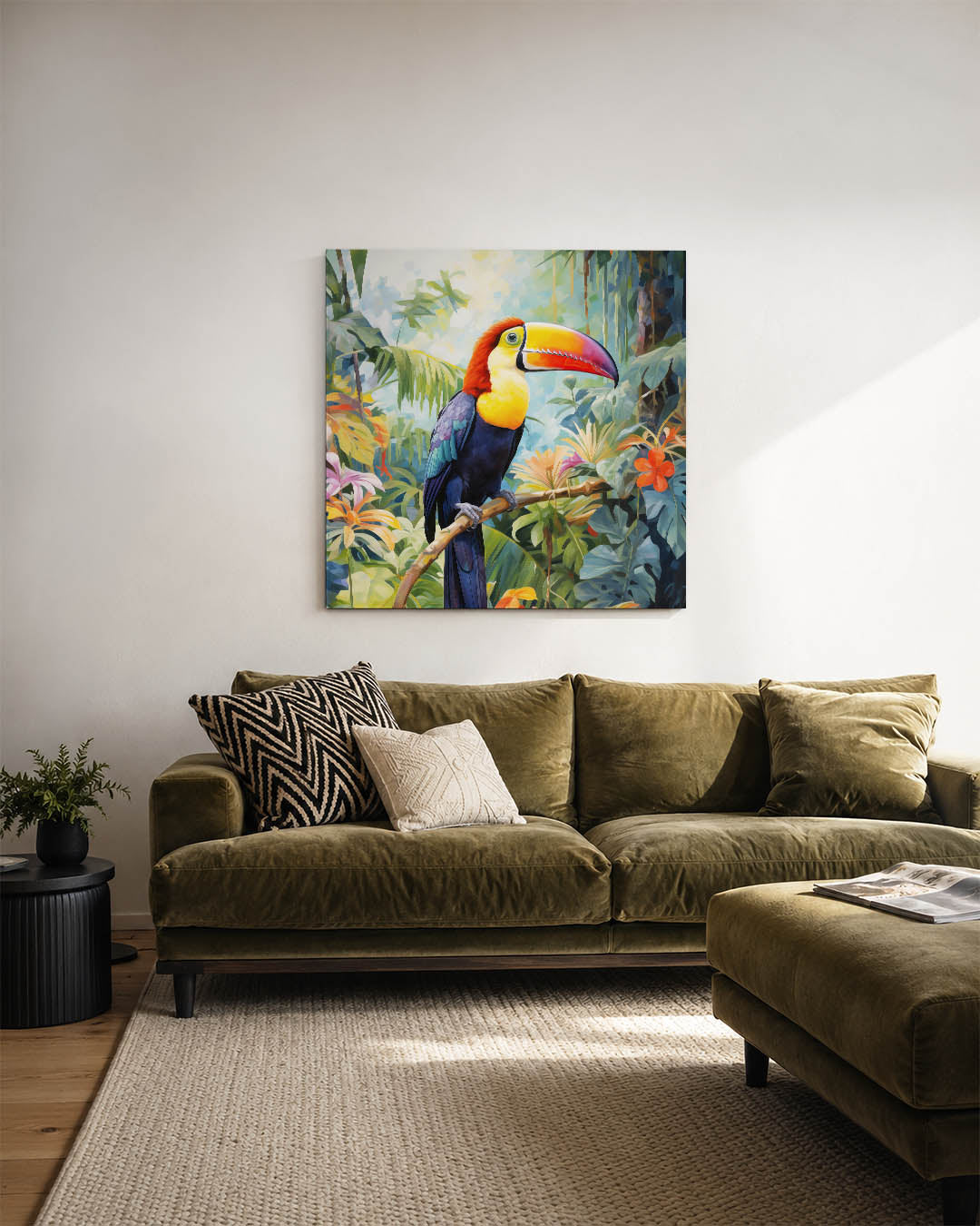 Vrolijke toekan Kunstwerk