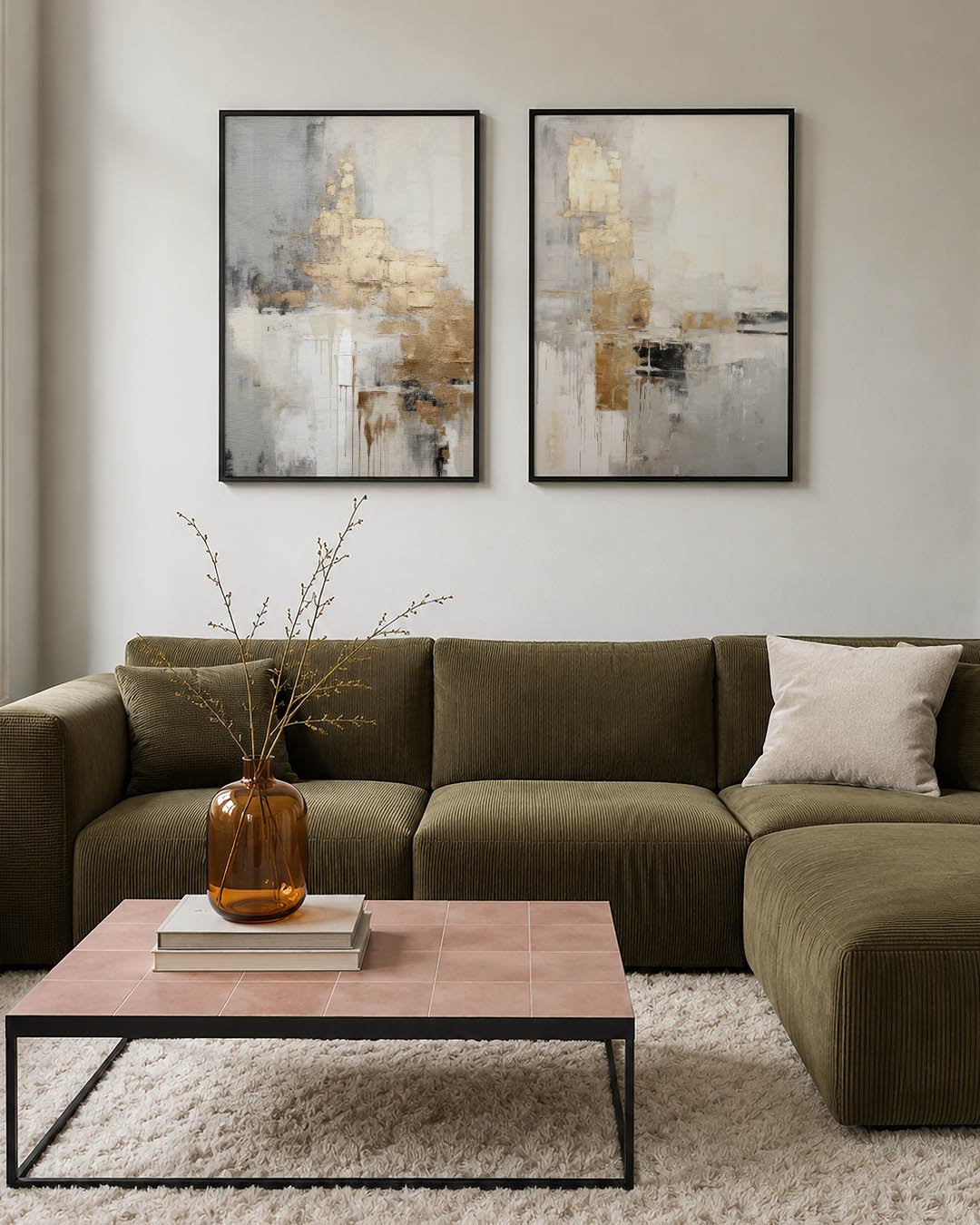 Gouden vervaging Posterset