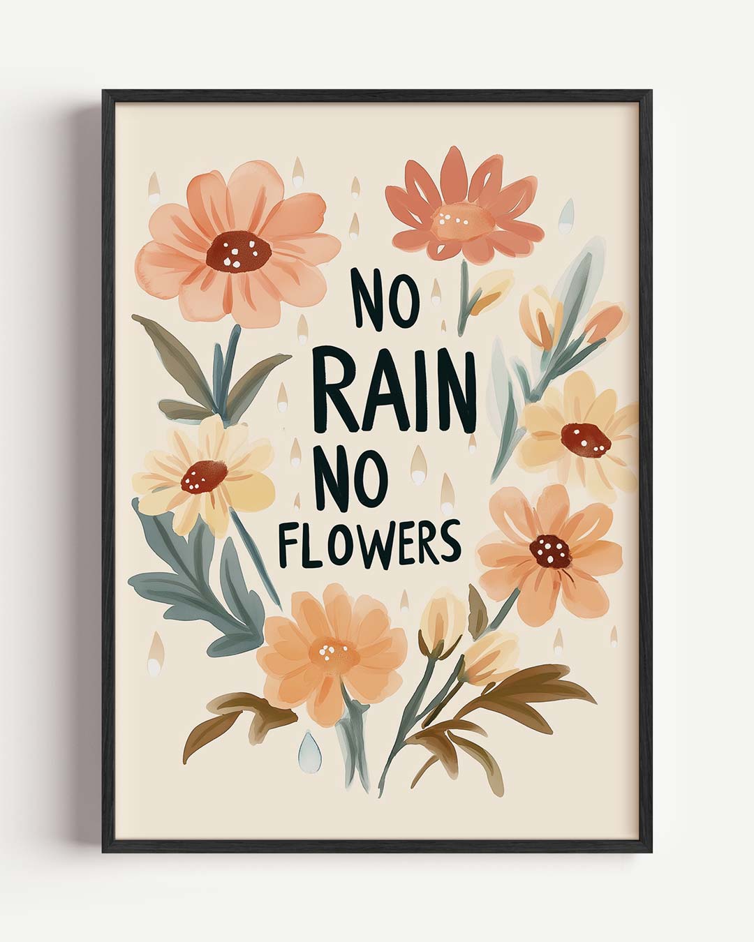 Inspirerende Bloemenposter-WallArtistic