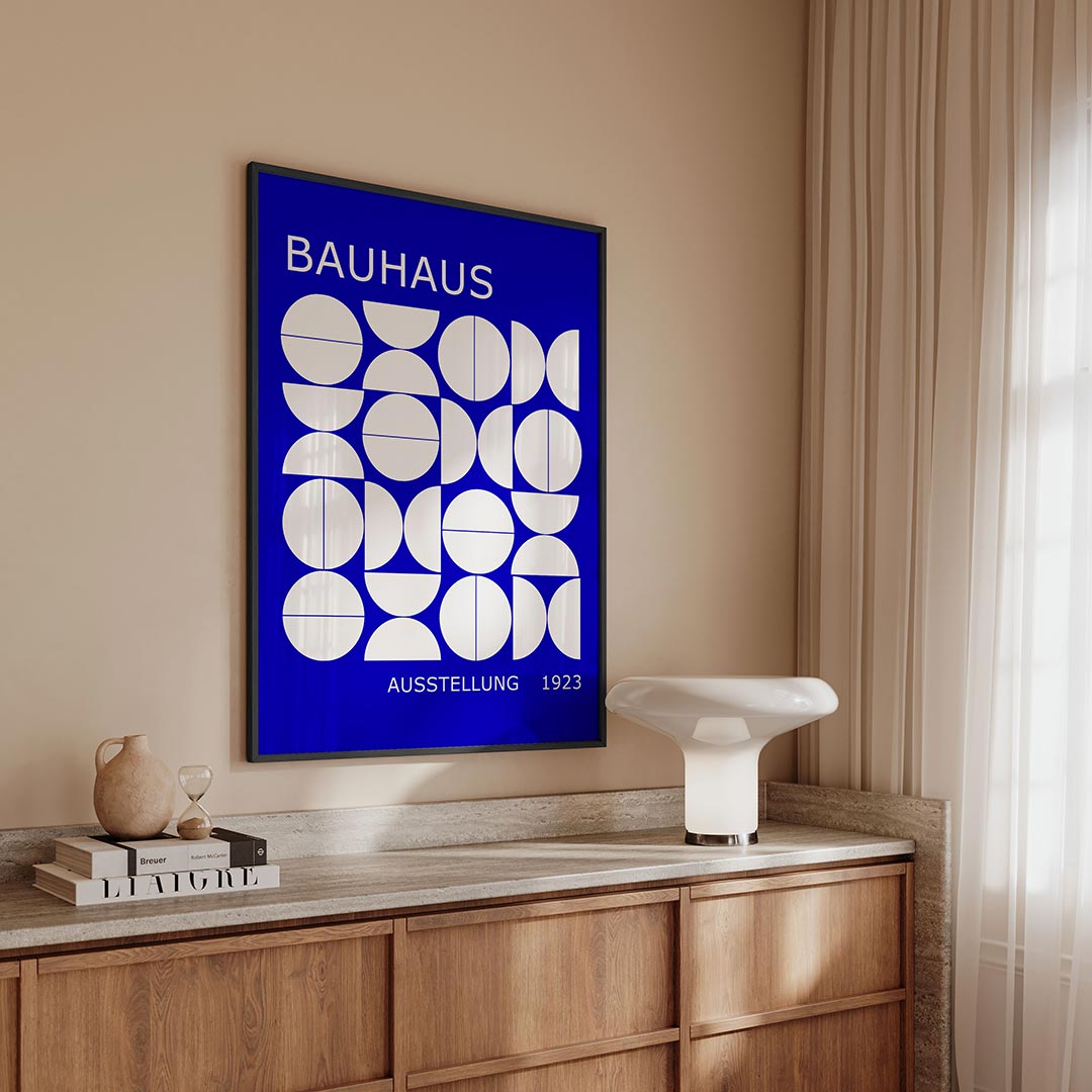 Vormritme en kleur Poster