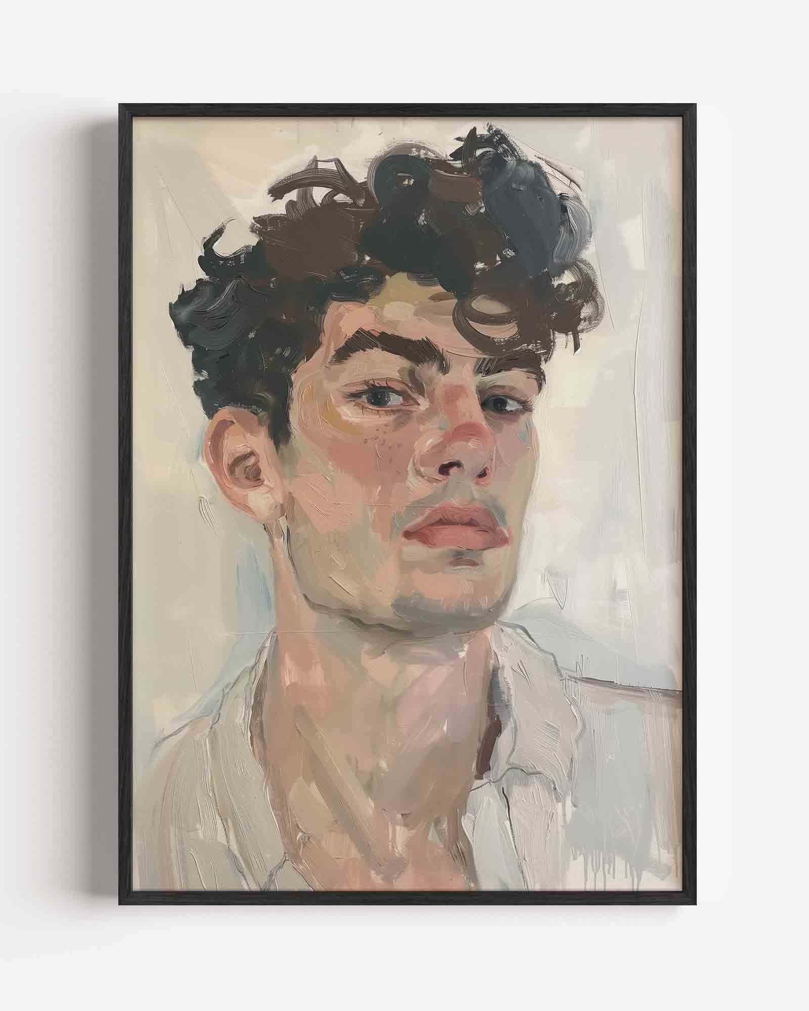 Portret van een man Poster