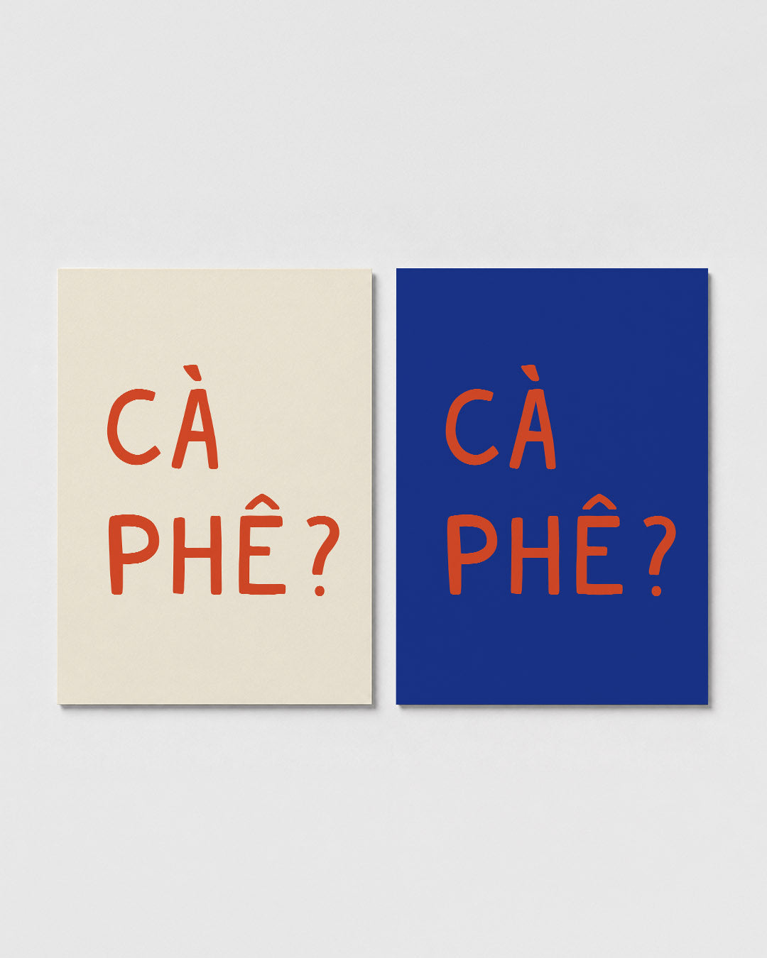 Typografische eenvoud Posterset