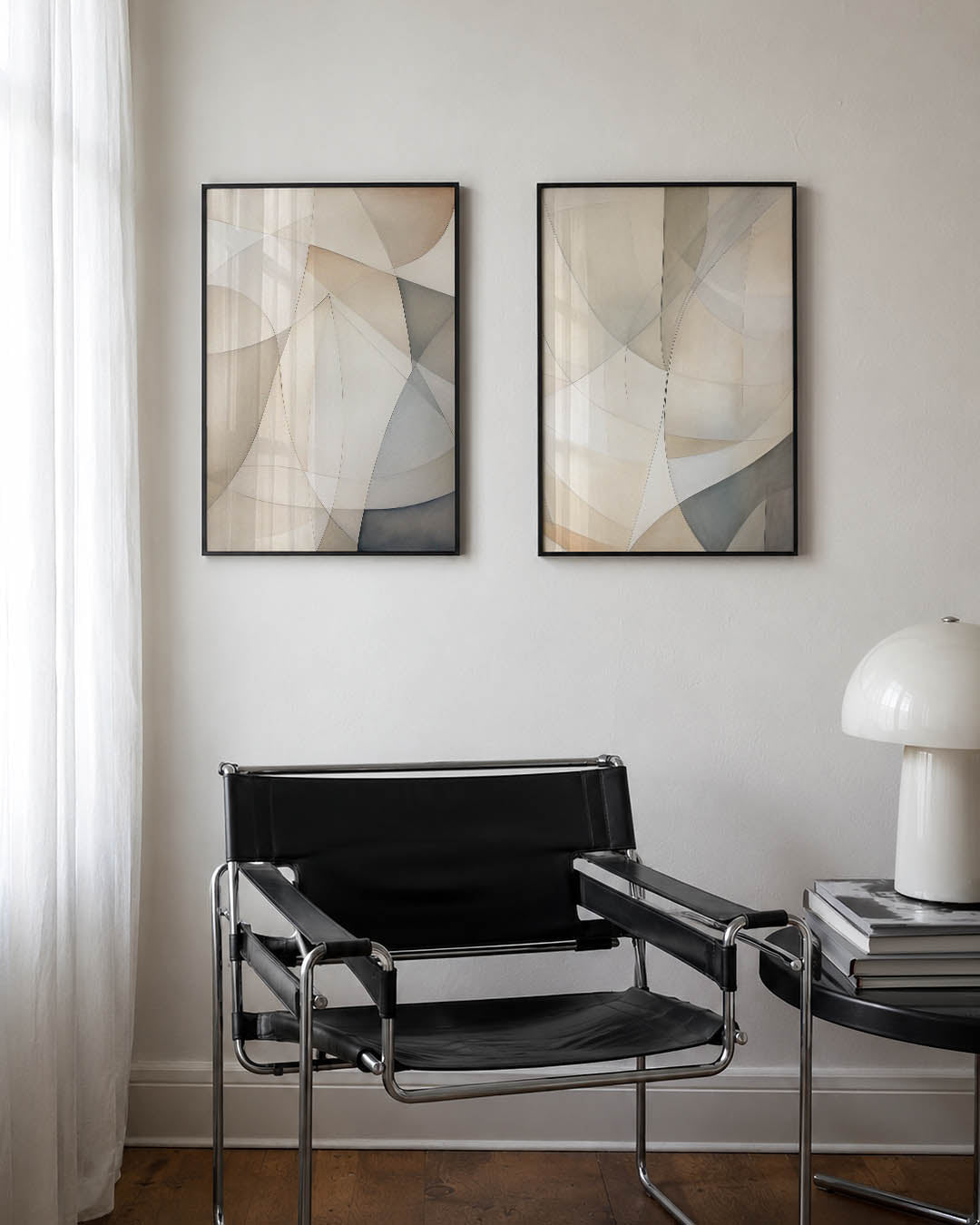 Zachte vormen Posterset