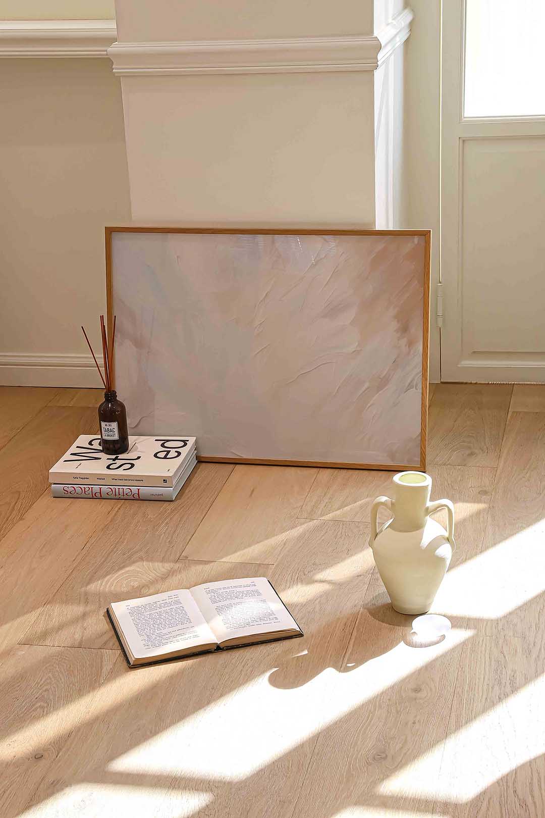 Abstracte beige textuur Poster