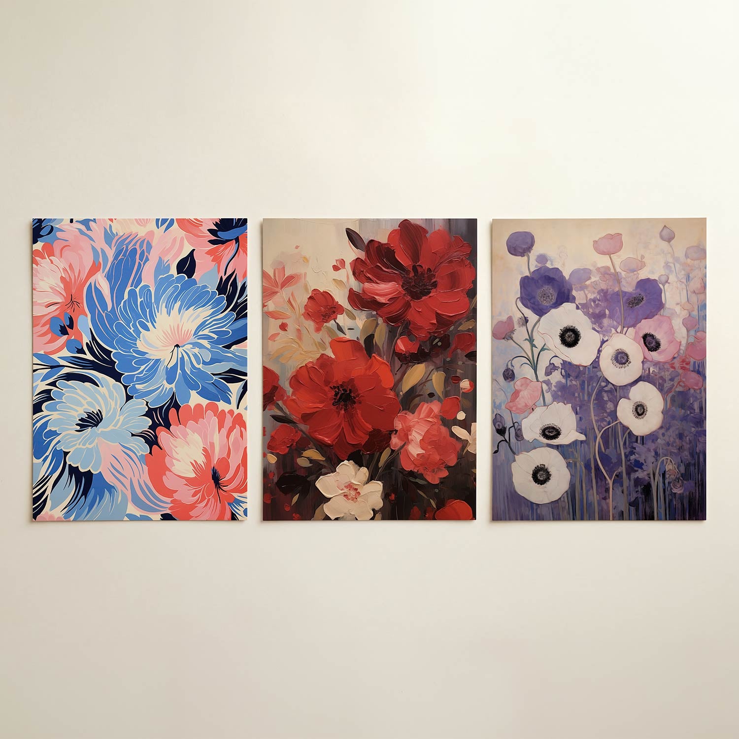 Bloemrijke kleurexplosie Posterset