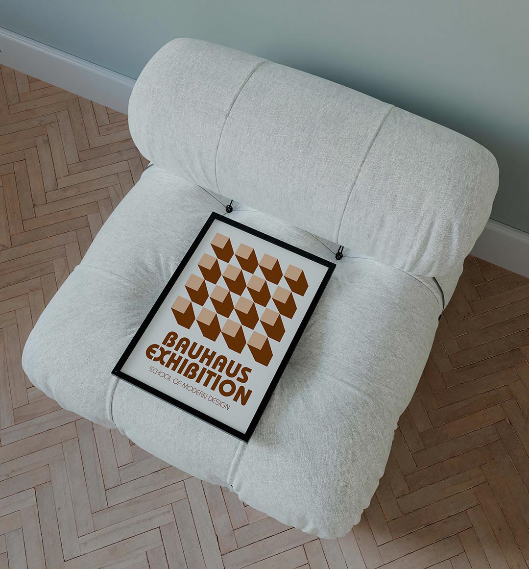 Vorm en schaduw Poster