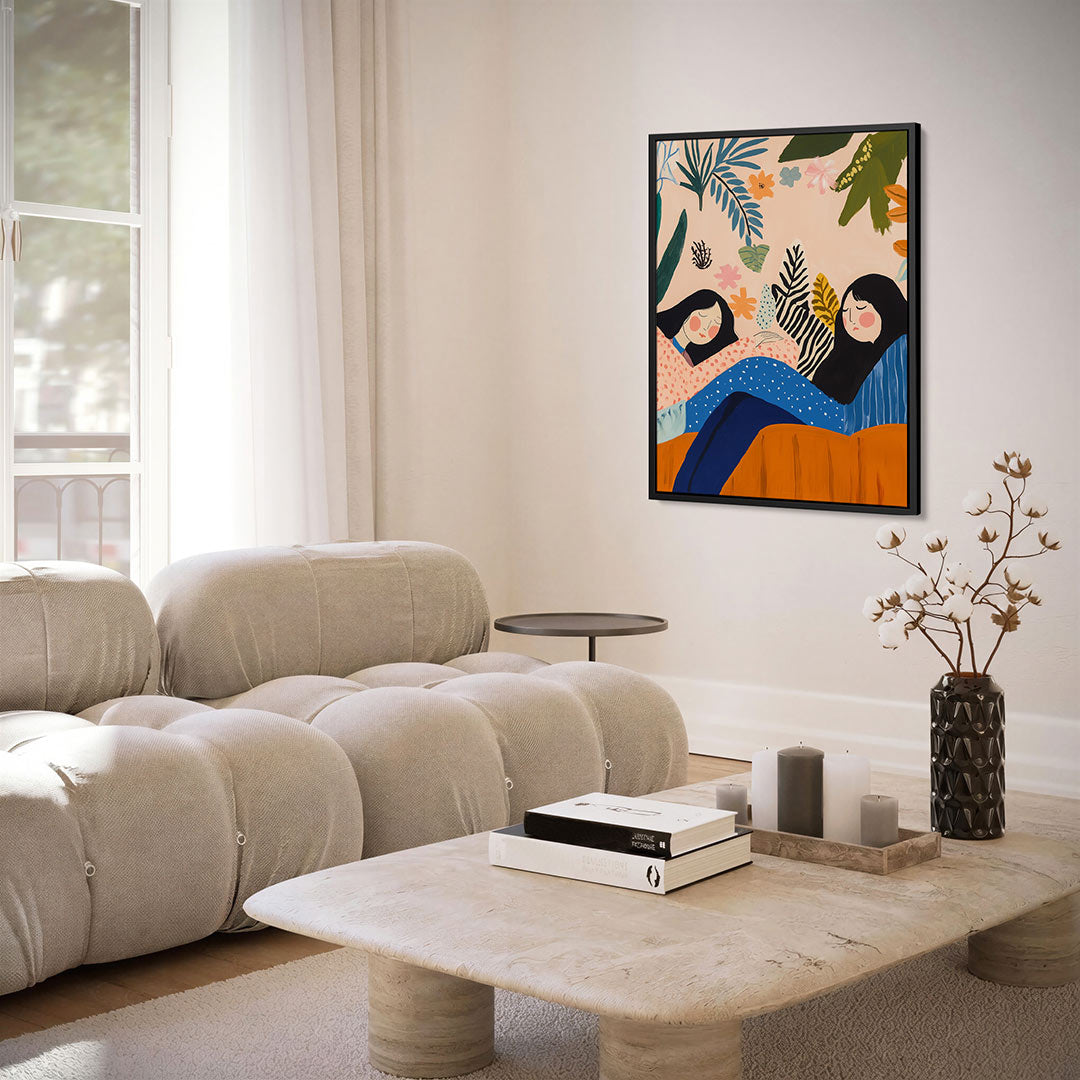 Dromerige figuren Kunstwerk