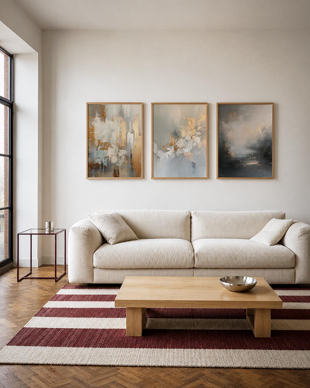 Gouden textuurvlakken Posterset