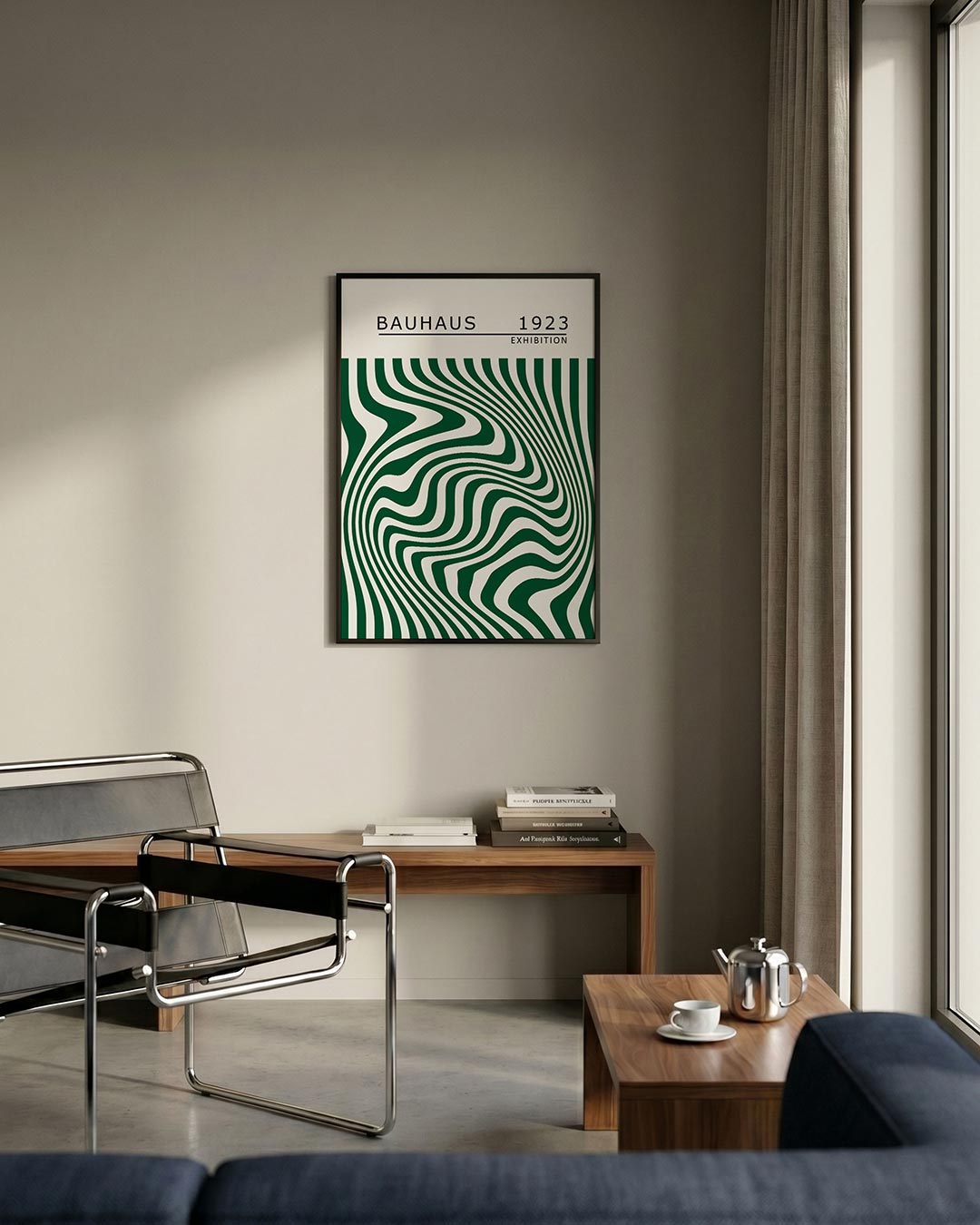 Golvend lijnenspel Poster
