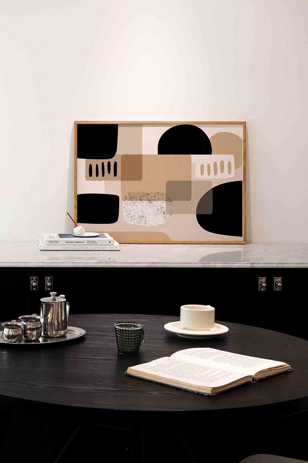 Abstracte vormen Poster