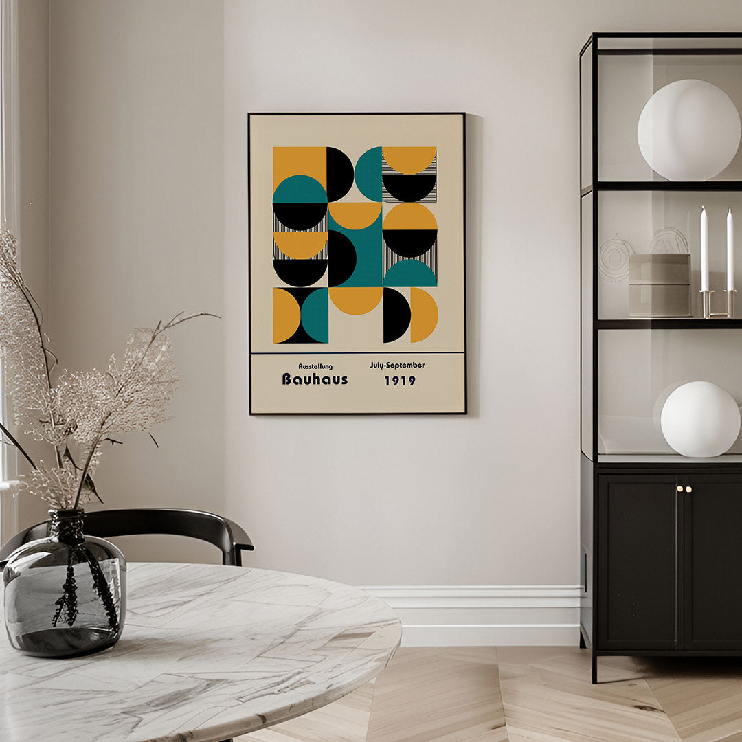 Vormritme en kleur Poster