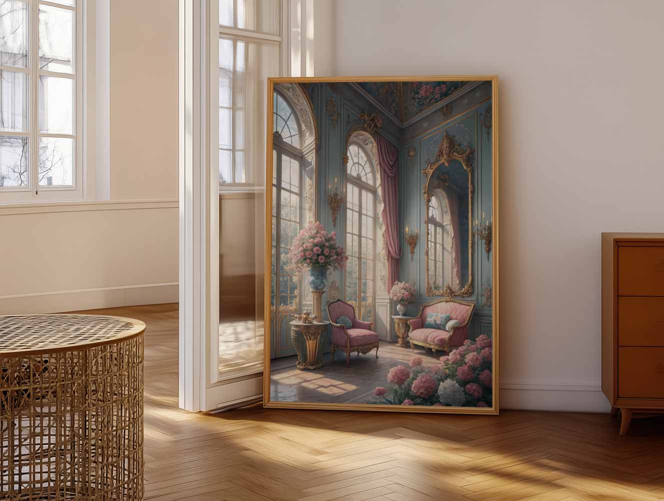 Dromerige Luxe Interieur Poster-WallArtistic