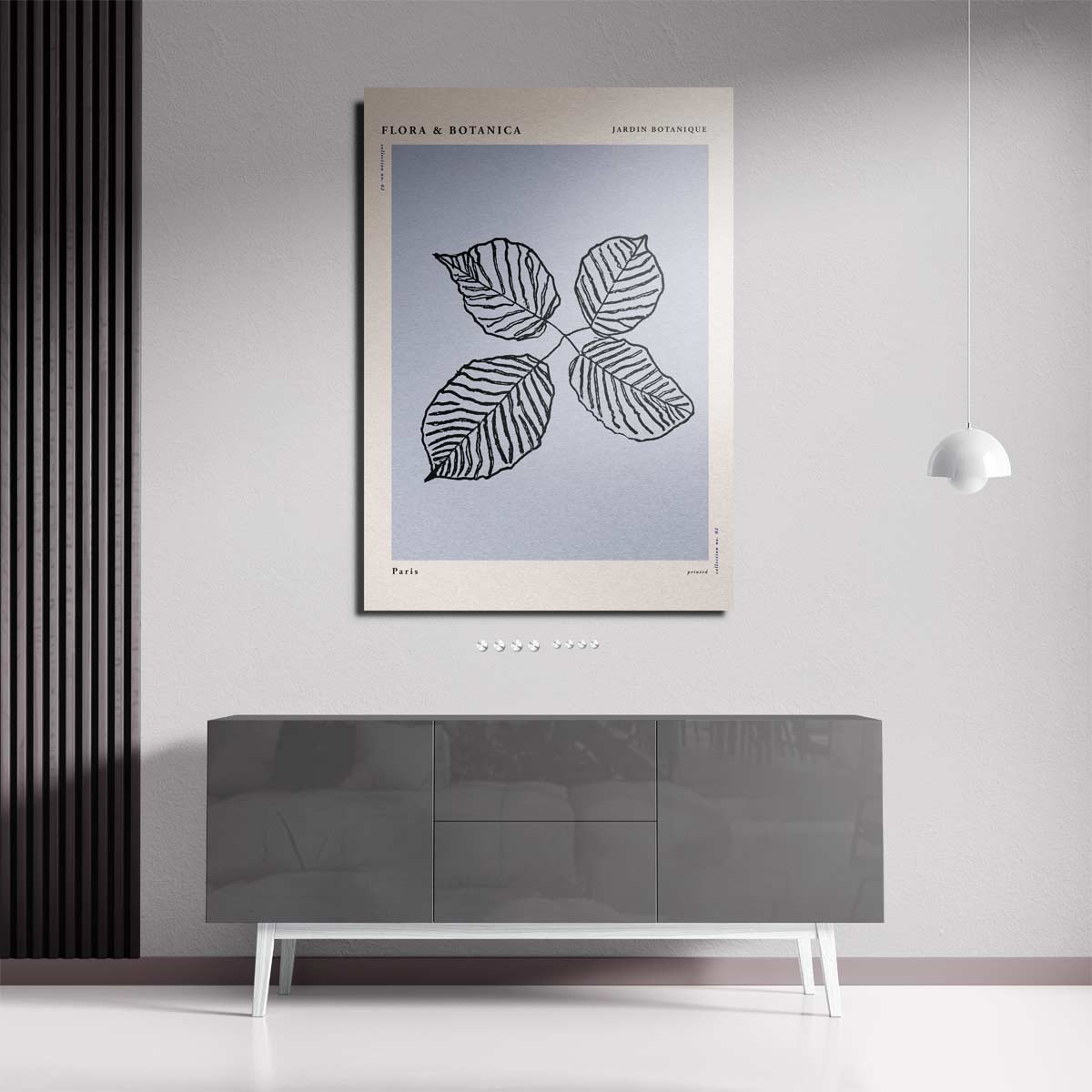 Botanische Bladeren Kunstprint Kunstwerk-canvas-dibond-plexiglas-wanddecoratie-WallArtistic