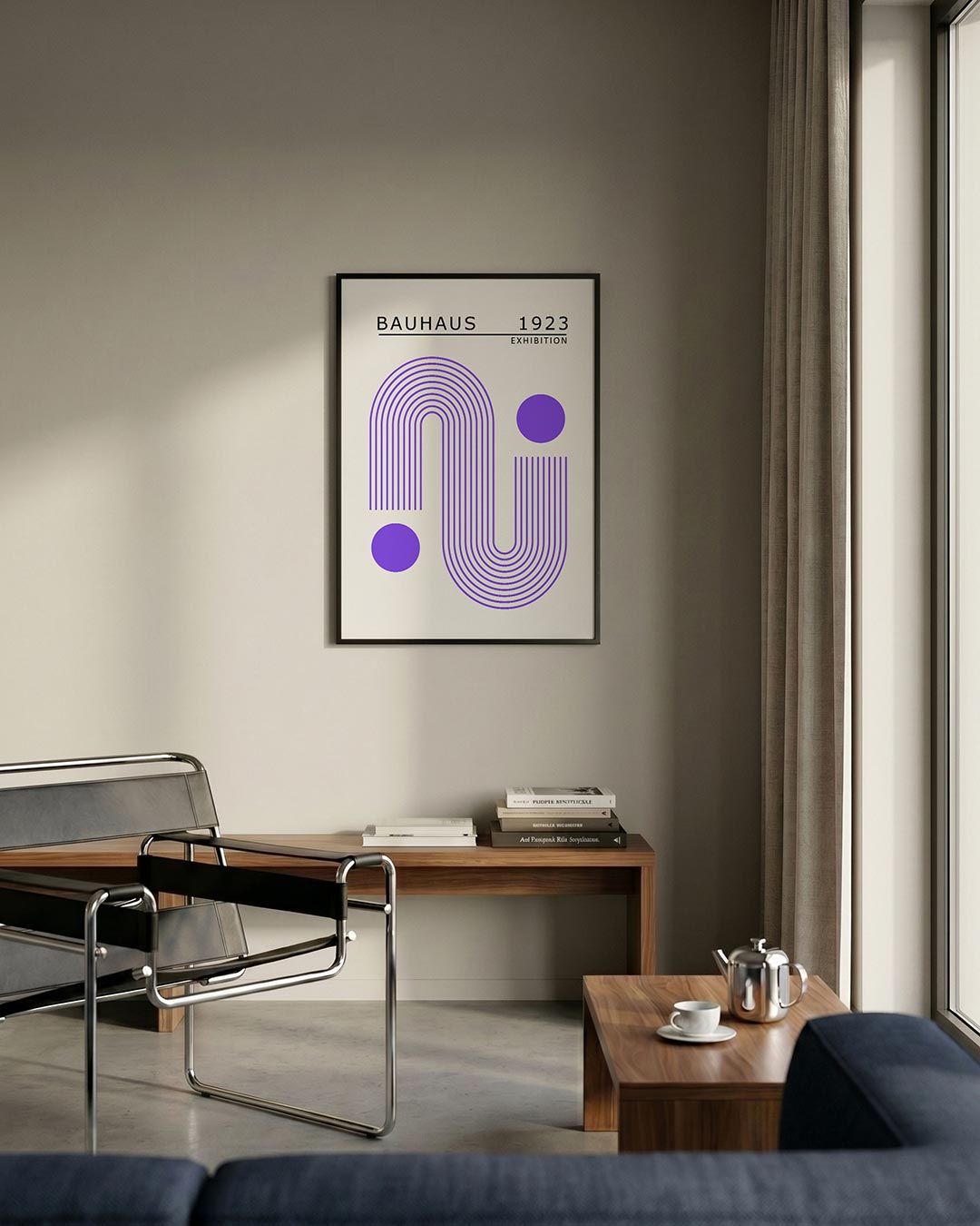 Lijnen en cirkels Poster