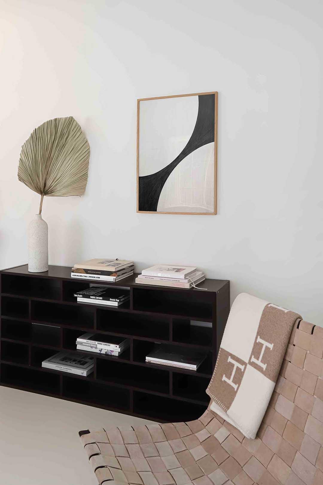 Abstracte zwart wit Poster