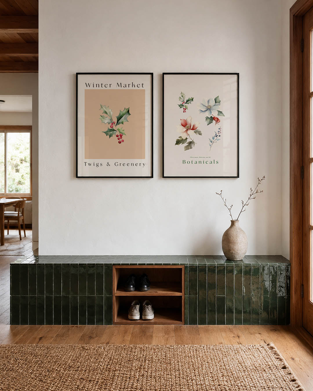 Natuurlijke kleuren Posterset