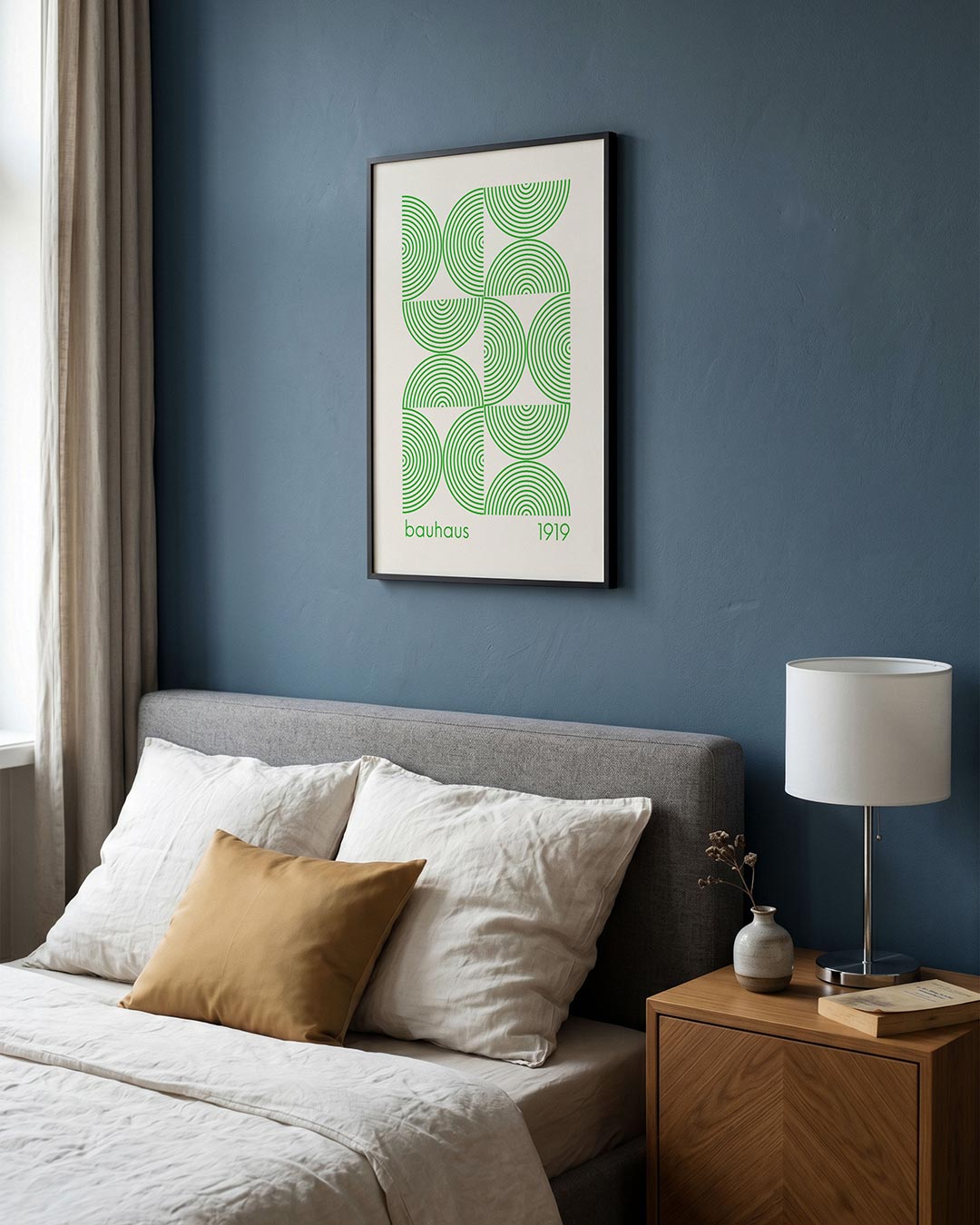Cirkelritme en lijnen Poster